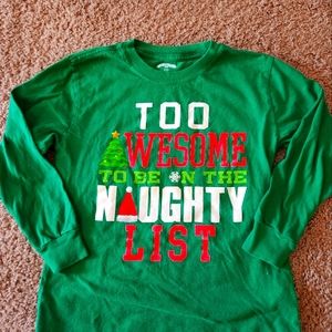 Too Awesome Christmas shirt